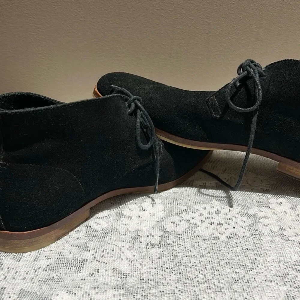 Calvin Klein Farnel Black Oily Suede boots Men’s 10 Chukka shoes